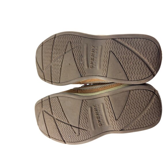 Sperry Top-Sider Kids Lanyard Loafer Boat Shoes Boys Size US 2 M Tan Leather - Picture 6 of 11
